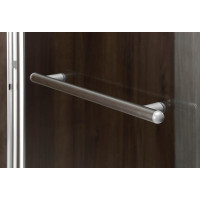 Polysan RIONI vaňová zástena s pneumatickým zdvihom, š. 710mm, strieborná, číre sklo 72915