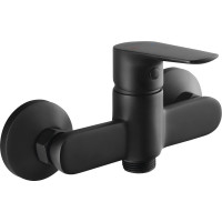 Aqualine LOTTA nástenná drezová batéria 3/4", bez ramienka, čierna mat LT641B