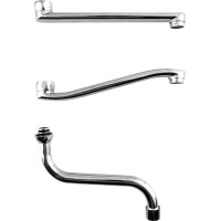 Aqualine AQUALINE 35 nástenná drezová batéria 3/4", bez ramienka, chróm 52129