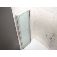 Aqualine WILA vaňová zástena 900x1400 mm skladacia, chróm, číre sklo AQ5742