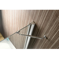 Polysan PALOMA vaňová zástena 1200mm, číre sklo BS-120