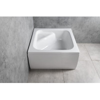 Polysan VISLA hlboká sprchová vanička, štvorec 80x80x29cm, biela 50111
