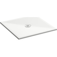GSI Keramická sprchová vanička, štvorec 80x80x2cm, biela mat 46080809