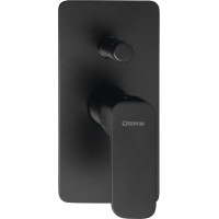 Sapho SPY podomietková sprchová batéria, 2 výstupy, čierna mat PY42/15