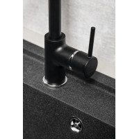 Sapho INOVA stojanková drezová batéria, čierna RH125B