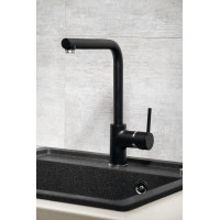 Sapho INOVA stojanková drezová batéria, čierna RH125B