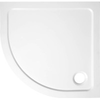 Aqualine TECMI sprchová vanička z liateho mramoru, štvrťkruh 90x90x3cm, R55 PQ559