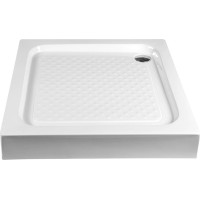 Aqualine Sprchová samonosná vanička akrylátová, štvorec 90x90x15cm BTTQ90