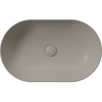 GSI PURA keramické umývadlo na dosku 60x37cm, tortora mat 883405
