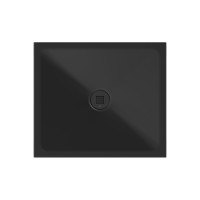 GSI Keramická sprchová vanička, obdĺžnik 80x70x2cm, čierna mat 46080726