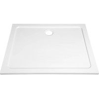 Aqualine TECMI sprchová vanička z liateho mramoru, 100x90x3cm PQ10090
