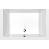 Polysan DEEP hlboká sprchová vanička s konštrukciou, obdĺžnik 110x75x26cm, biela 72884