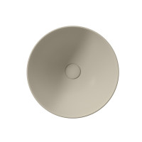 GSI PURA keramické umývadlo na dosku, priemer 42cm, creta mat 885208