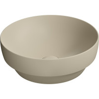GSI PURA keramické umývadlo na dosku, priemer 40cm, creta mat 884608