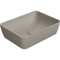 GSI SAND/NUBES keramické umývadlo na dosku 50x38cm, tortora mat 903705