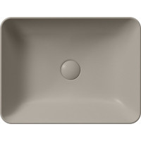 GSI SAND/NUBES keramické umývadlo na dosku 50x38cm, tortora mat 903705