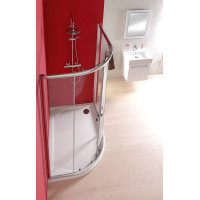 Gelco RIVA sprchová vanička z liateho mramoru, štvrťkruh 120x90cm, pravá GR12090R