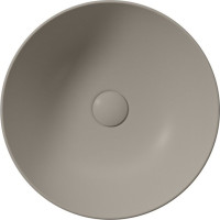 GSI PURA keramické umývadlo na dosku, priemer 42cm, tortora mat 885105
