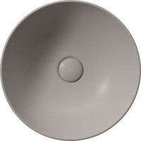 GSI NUBES keramické umývadlo na dosku priemer 40cm, tortora mat 903905