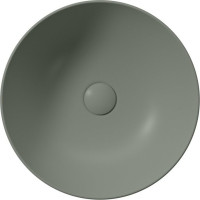 GSI PURA keramické umývadlo na dosku, priemer 42cm, agave mat 885104
