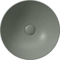 GSI PURA keramické umývadlo na dosku, priemer 40cm, agave mat 884604