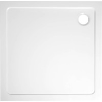 Aqualine TECMI sprchová vanička z liateho mramoru, štvorec 90x90x3cm PQ009