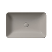 GSI NUBES keramické umývadlo na dosku 60x38cm, tortora mat 903605
