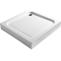 Aqualine Sprchová samonosná vanička akrylátová, štvorec 90x90x15cm BTTQ90