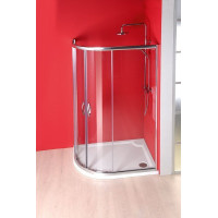 Gelco RIVA sprchová vanička z liateho mramoru, štvrťkruh 120x90cm, pravá GR12090R