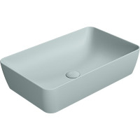 GSI NUBES keramické umývadlo na dosku 60x38cm, ghiaccio mat 903615