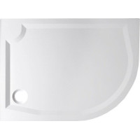 Gelco RIVA sprchová vanička z liateho mramoru, štvrťkruh 120x90cm, ľavá GR12090L