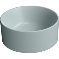 GSI KUBE X keramické umývadlo na dosku, priemer 32cm, ghiaccio mat 943515