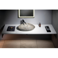 Sapho DALMA keramické umývadlo na dosku, 58, 5x39 cm, grigio MM213