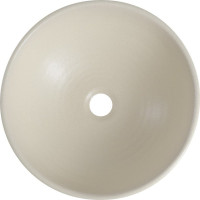 Sapho ATTILA keramické umývadlo, priemer 43cm, slonová kosť DK005