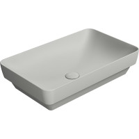 GSI PURA keramické umývadlo na dosku 60x38cm, cenere mat 883717