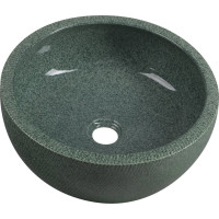Sapho PRIORI keramické umývadlo na dosku, Ø 42 cm, zelená PI013