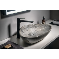 Sapho DALMA keramické umývadlo na dosku, 58, 5x39 cm, grigio MM213