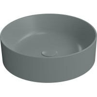 GSI KUBE X keramické umývadlo na dosku, priemer 45cm, agave mat 942704