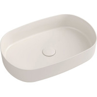 Isvea INFINITY OVAL keramické umývadlo na dosku, 55x36cm, ivory 10NF65055-2K