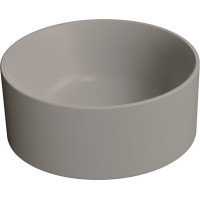 GSI KUBE X keramické umývadlo na dosku, priemer 32cm, tortora mat 943505