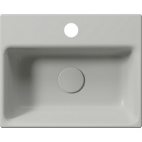 GSI NUBES keramické umývadlo 40x32cm, brúsená spodná hrana, cenere mat 96849117