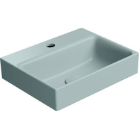 GSI NUBES keramické umývadlo 40x32cm, brúsená spodná hrana, ghiaccio mat 96849115
