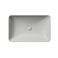 GSI PURA keramické umývadlo na dosku 60x38cm, cenere mat 883717