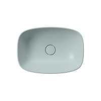 GSI NUBES keramické umývadlo na dosku 50x35cm, ghiaccio mat 978415