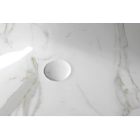Sapho DALMA keramické umývadlo na dosku, 58, 5x39 cm, carrara MM217
