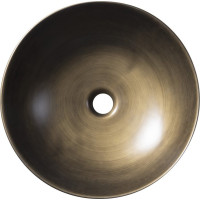 Sapho PRIORI keramické umývadlo na dosku, Ø 41, 5 cm, bronz PI032