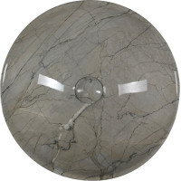 Sapho DALMA keramické umývadlo na dosku, Ø 42 cm, grigio MM113
