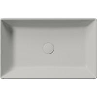 GSI KUBE X keramické umývadlo na dosku, 60x37cm, cenere mat 945317