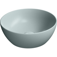 GSI PURA keramické umývadlo na dosku, priemer 32cm, ghiaccio mat 885415