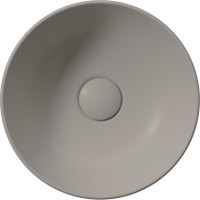 GSI PURA keramické umývadlo na dosku, priemer 32cm, tortora mat 885405